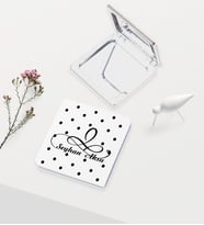 BK Gift Kişiye Özel İsimli Deri Ayna - 2