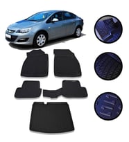 Opel Astra J Sedan 2012-2022 Arası 4D Havuzlu Oto Paspas Ve Bagaj Set