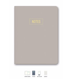 Notes Mini Defter Çizgili Kum 14x20 cm