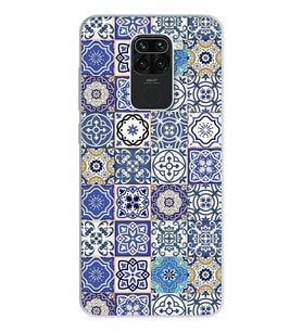 Seramik Tasarımlı Süper Şeffaf Silikon Telefon Kılıfı Xiomai Redmi Note 9