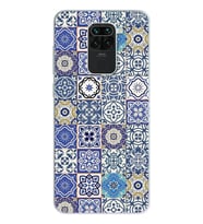 Seramik Tasarımlı Süper Şeffaf Silikon Telefon Kılıfı Xiomai Redmi Note 9