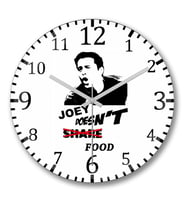 Joey Doesn't Food Duvar Saati Bombeli Gercek Cam