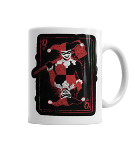 Joker Harley Quinn Love Kupa Bardak Porselen