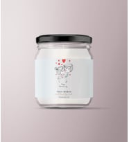 Nergis Çiçeği Kokulu Kavanoz Mum No.25