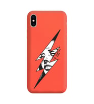 Iphone Xs Max Flash Tasarımlı Turuncu Lansman Telefon Kılıfı