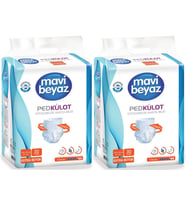 Mavi Beyaz Ped Emici Külot Hasta Bezi XL Ekstra Büyük 60 Adet