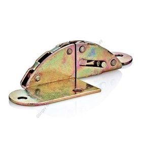 Metal Masa Menteşesi Slot Tipi - 2 Adet (Sarı)