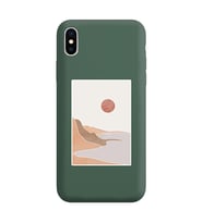 Koyu Yeşil Lansman Telefon Kılıfı Iphone X