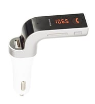Torima CARG7 Bluetooth Araç FM Transmitter Usb Girişli Beyaz Android İOS Cihazlar Uyumlu