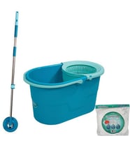 Motek Fix Mop Seti Temizlik Seti+1Adet Extra Yedek Püskül