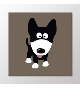 Arty Tablo Köpek Tablo (Karışık)