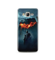 Batman Tasarım Süper Şeffaf Silikon Telefon Kılıfı Samsung Grand Prime