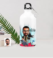 BK Gift Kişiye Özel Bay Profesyonel Fotoğrafçı Karikatürlü Metal Suluk 500 Ml 1