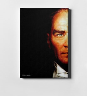 BK Gift Kişiye Özel Atatürk Kanvas Tablo 50x70cm 18