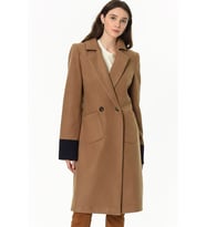 Z6640 Dewberry Bayan Palto-Camel