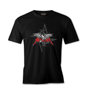 Metallica - Seek and Destroy Logo Siyah Erkek Tshirt