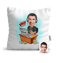 BK Gift Kişiye Özel Bay Gamer Karikatür  Yastık  1