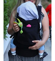Eggbaby Ergonomik Kanguru Bebek Taşıma Siyah Renk