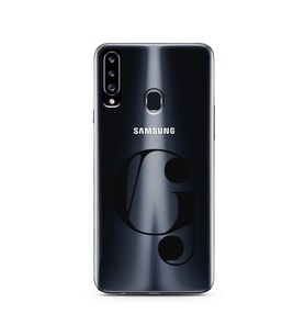 Samsung A20s Harf Tasarımlı Telefon Kılıfı G-Harfi 