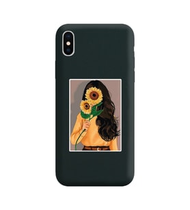 Siyah Lansman Kılıf iPhone XS Max