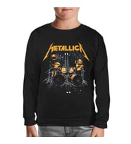 Metallica - Sticks Siyah Çocuk Sweatshirt
