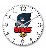 Brawl Stars Duvar Saati Bombeli Gercek Cam