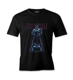 Fortnite - X Knight Siyah Erkek Tshirt