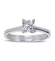 Lova D Renk 0,41 Karat Pırlanta Tektaş Yüzük - 1040068