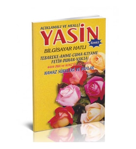 10 Adet Orta Boy Ekonomik Yasin  Karton Kapak, Renkli Baskı