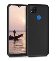 Microsonic Matte Silicone Xiaomi Redmi 9C Kılıf Siyah
