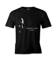 Atatürk - Fikirler Ölmez Siyah Erkek Tshirt