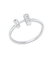 Diamond Line-Gülaylar Altın 14 Ayar Baget Taşlı Yüzük
