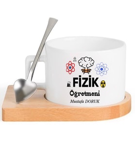 Fizik Öğretmeni  FİNCAN Seti (Beyaz)