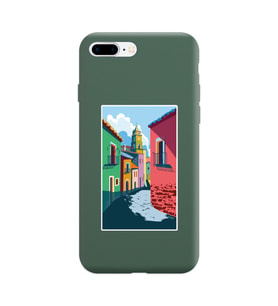 Koyu Yeşil Lansman Kılıf iPhone 8 Plus