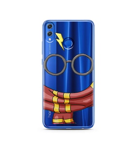 Harry Poter Tasarımlı Süper Şeffaf Silikon Telefon Kılıfı Huawei Honor 8X 