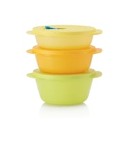 Tupperware 3'lü Set Mikrodalga Kabı Mikro Kaplar