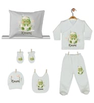 Pia Baby Gl 1924-08 İsme Özel Yastık Zıbın Set
