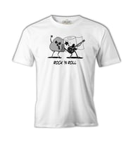 Rock'n Roll Stars Beyaz Erkek Tshirt