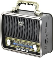 Kemai MD1909BT USB SD MP3 Bluetooth Şarjlı Nostaljik Radyo