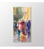 Arty Tablo Suluboya Cadde Tablo (Karışık)