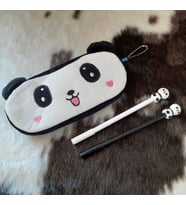 Panda Kalemlik ve 2'li Kalem Seti 2 (Siyah)