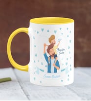 BK Gift Kişiye Özel Babalar Günü Temalı Sarı Kupa Bardak 14334s