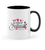 BK Gift Kişiye Özel Valide Sultan Siyah Kupa Bardak  2