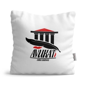 BK Gift Kişiye Özel Mesleki Avukat Dekoratif Yastık  7