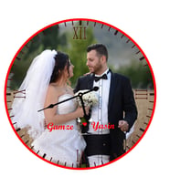 Kişiye İsme Özel Sevgi İçin Duvar Saati