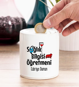 Sağlık Bilgisi Öğretmeni Kişiye Özel Kumbara