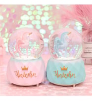 Büyük Boy Kar Küresi Unicorn