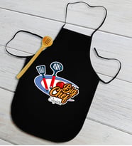 BK Gift Kişiye Özel Big Chef Siyah Mutfak Önlüğü-1