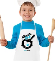BK Gift Kişiye Özel Küçük Şef Erkek Çocuk Mutfak Önlüğü  4