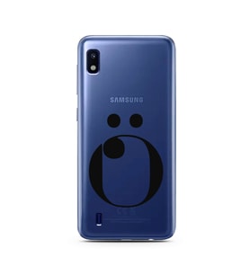 Samsung A10 Harf Tasarımlı Telefon Kılıfı Ö-Harfi 